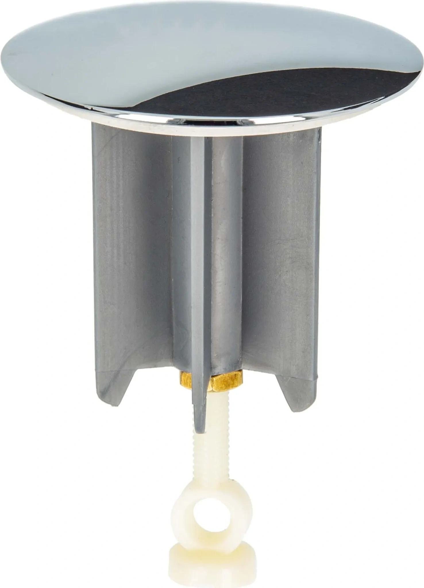 tecuro Universal Exzenterstopfen Ø 64 mm – Hochglanzverchromt, Messing & Kunststoff