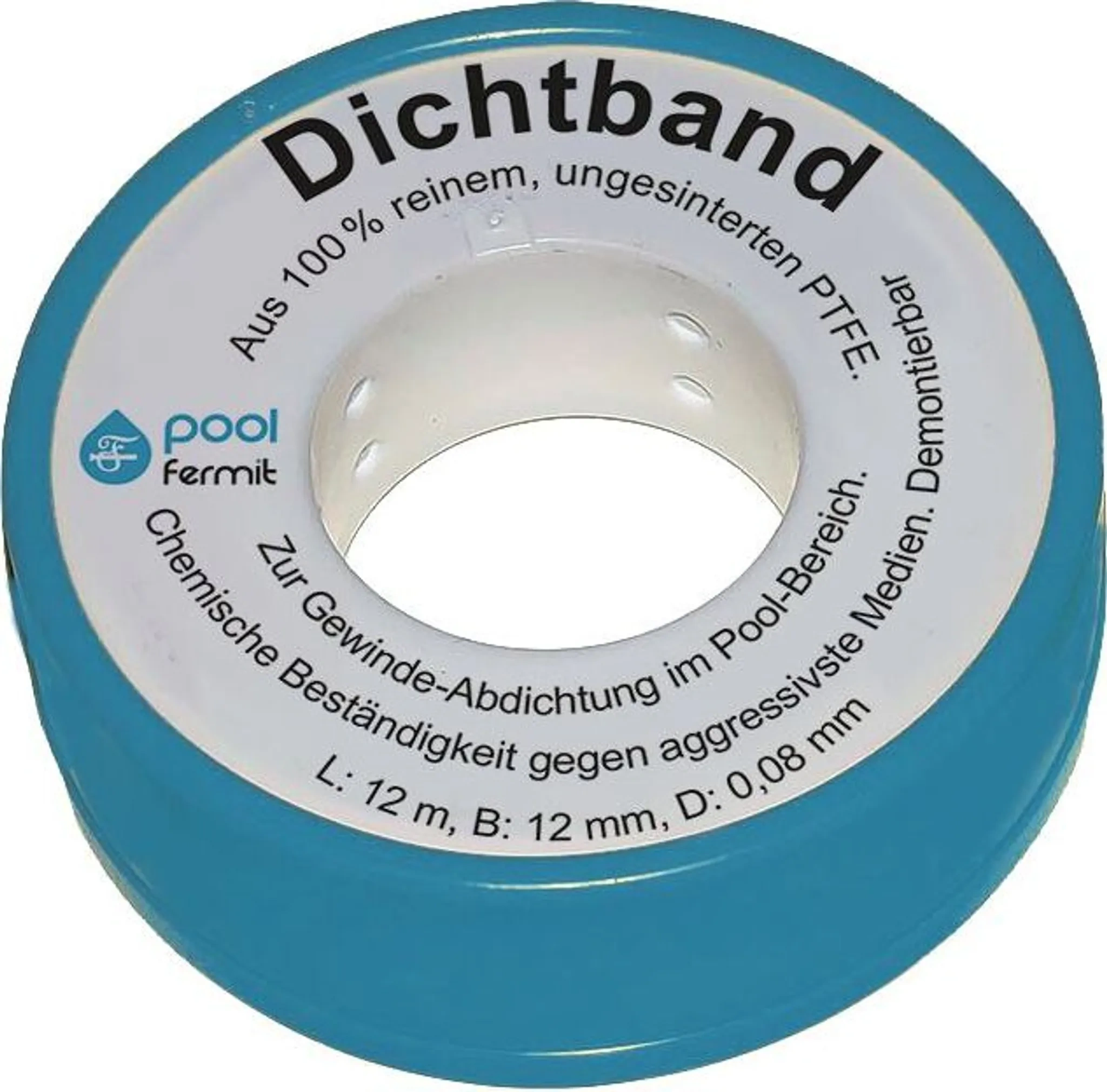 Fermit PTFE-Gewindedichtband 2er Set – Je 12 m