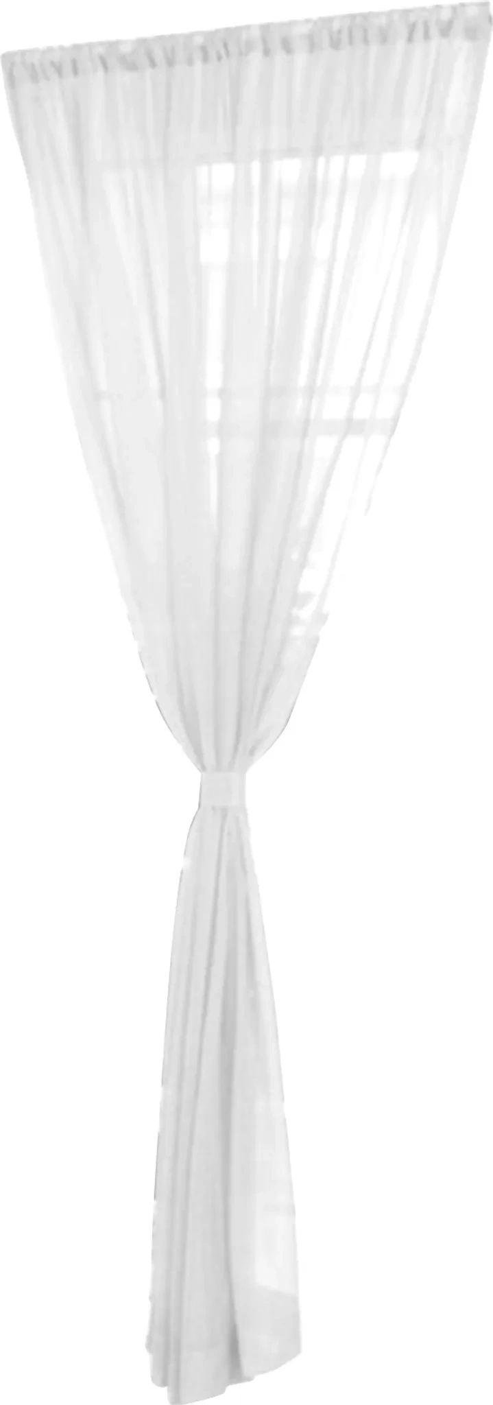 Scherer Vorhang 24×16×2 cm – Weiß, 1 Stück