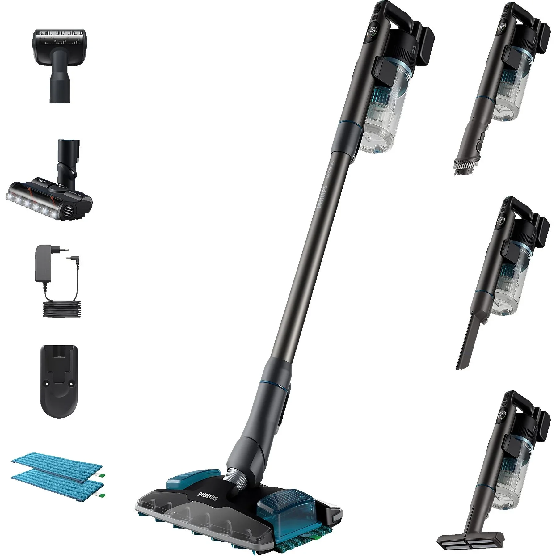 Philips 8000 Series XC8055/01 Aqua Plus – kabelloser Stielsauger