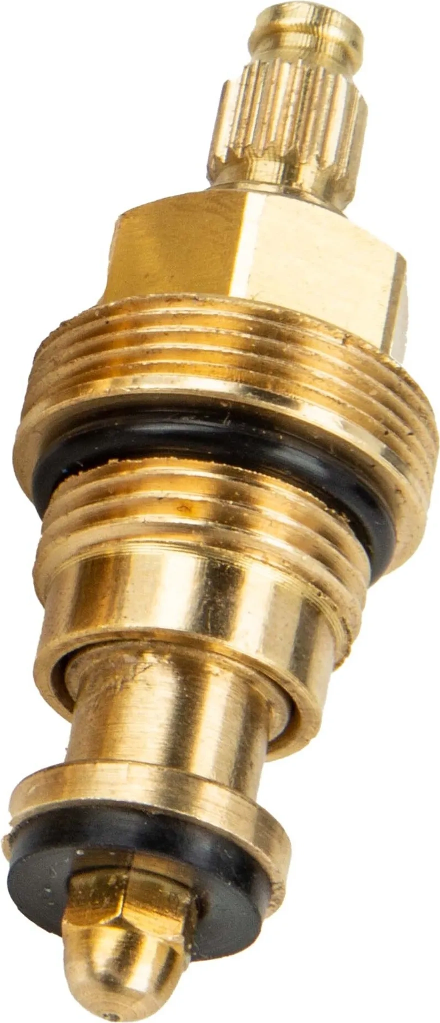 tecuro Universal Ventiloberteil 3/8" – Messing, für Zweigriff-Armaturen & Ventile