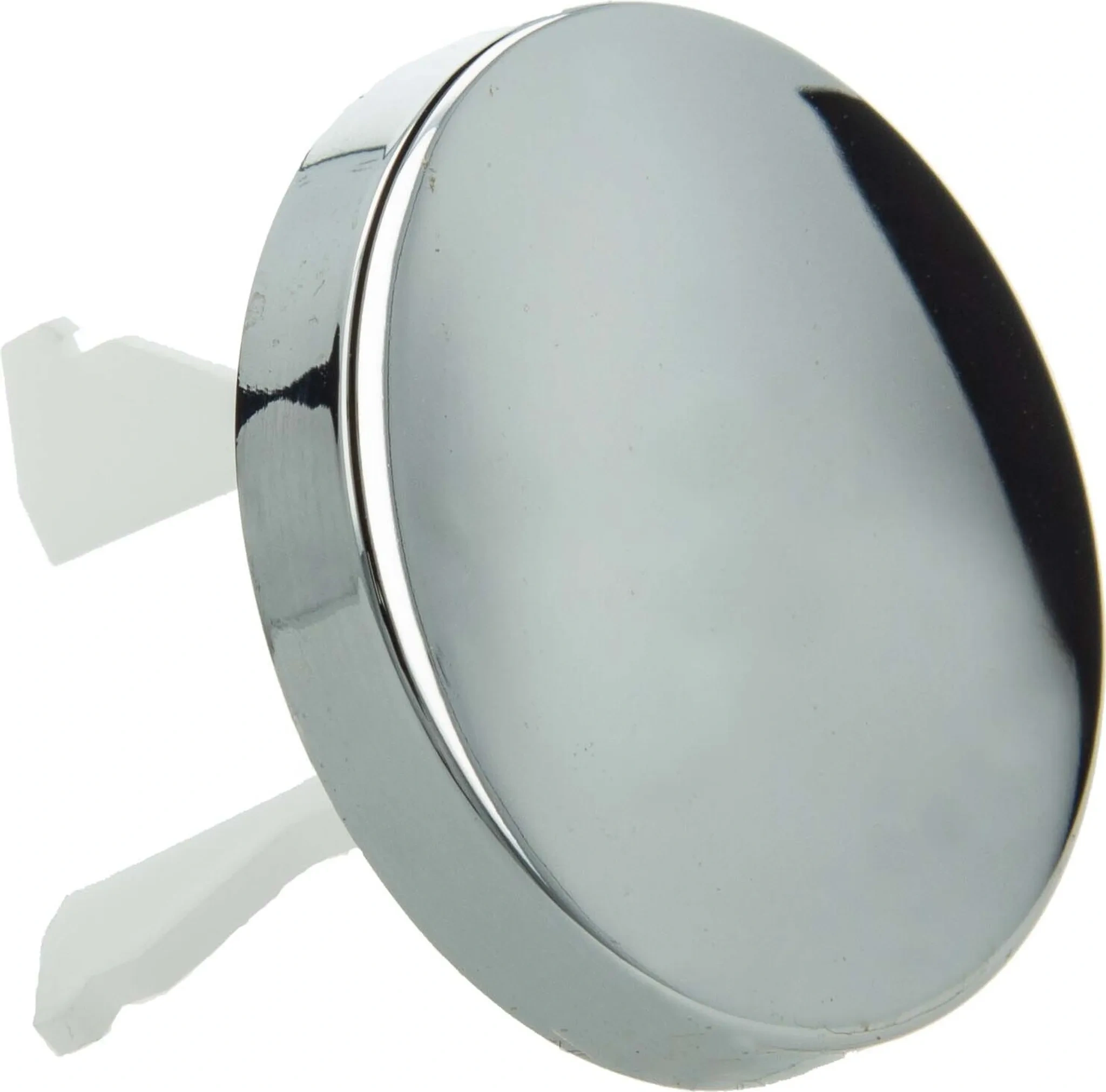 tecuro Überlaufblende – Abdeckung für Waschtisch-Überlaufloch, KS-verchromt