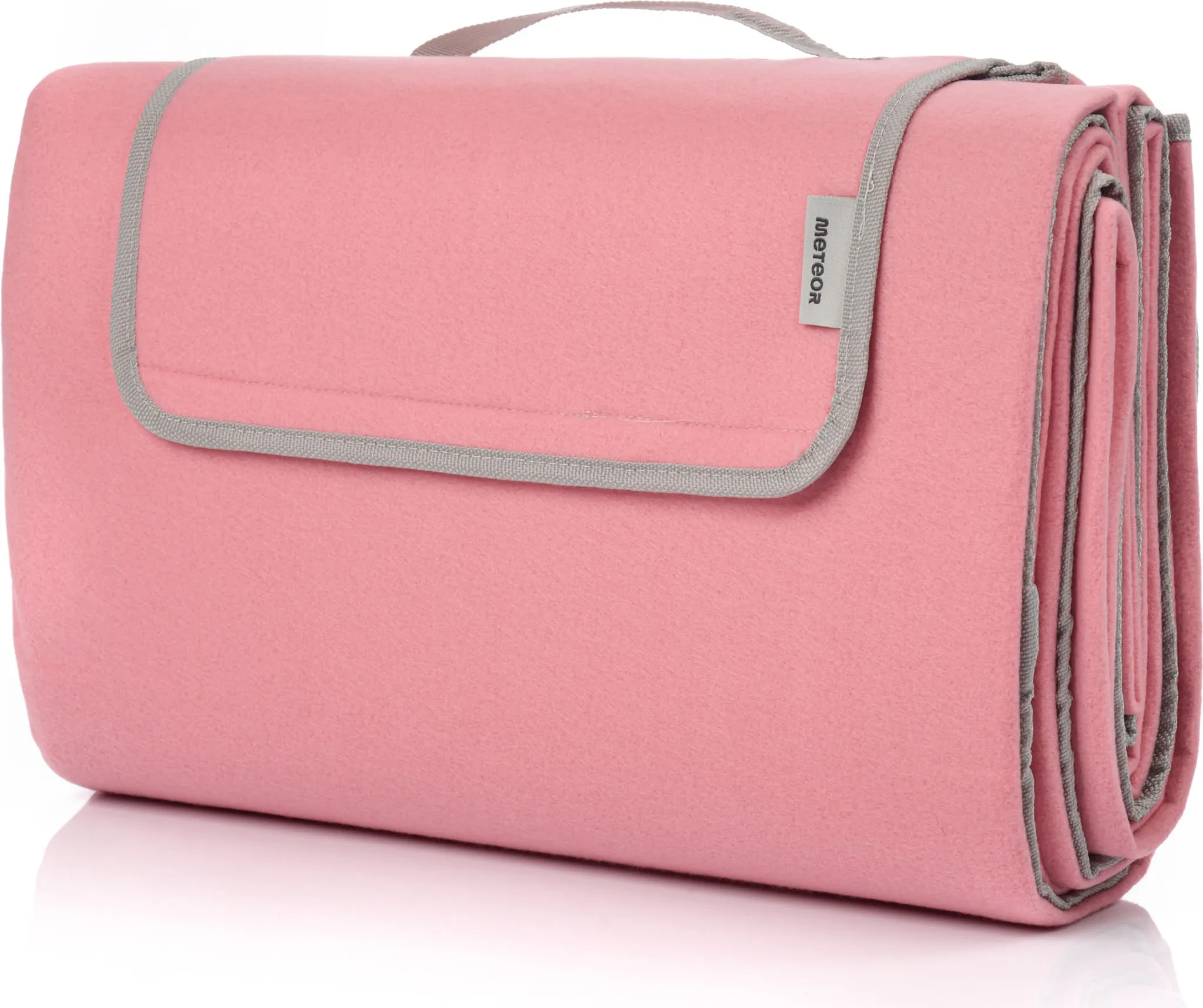 Meteor Picknickdecke – 200×200 cm, Fleece, wasserdicht & isoliert, Rosa