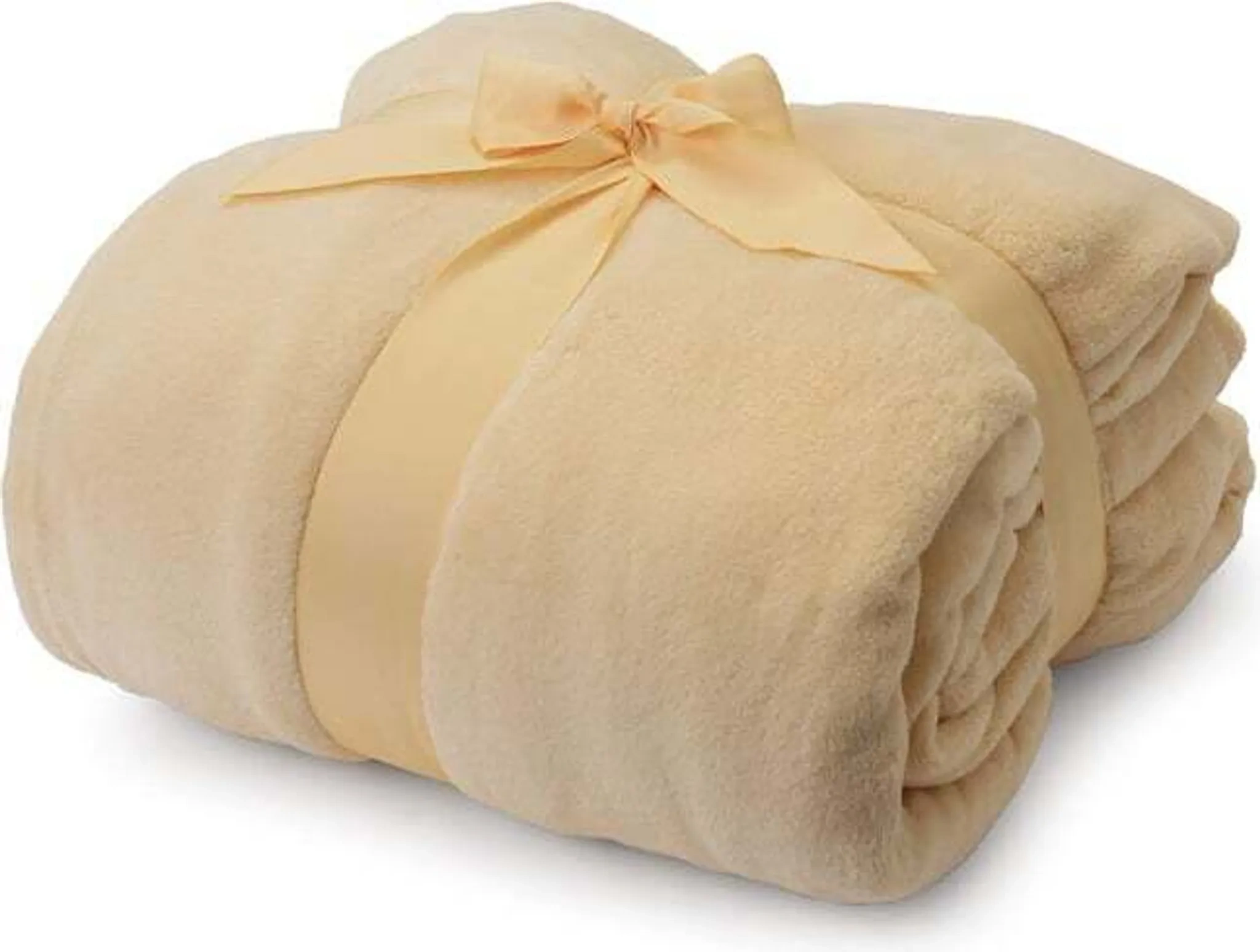 Lumaland Kuscheldecke mit Ärmeln & Handytasche – 170×200 cm, Beige