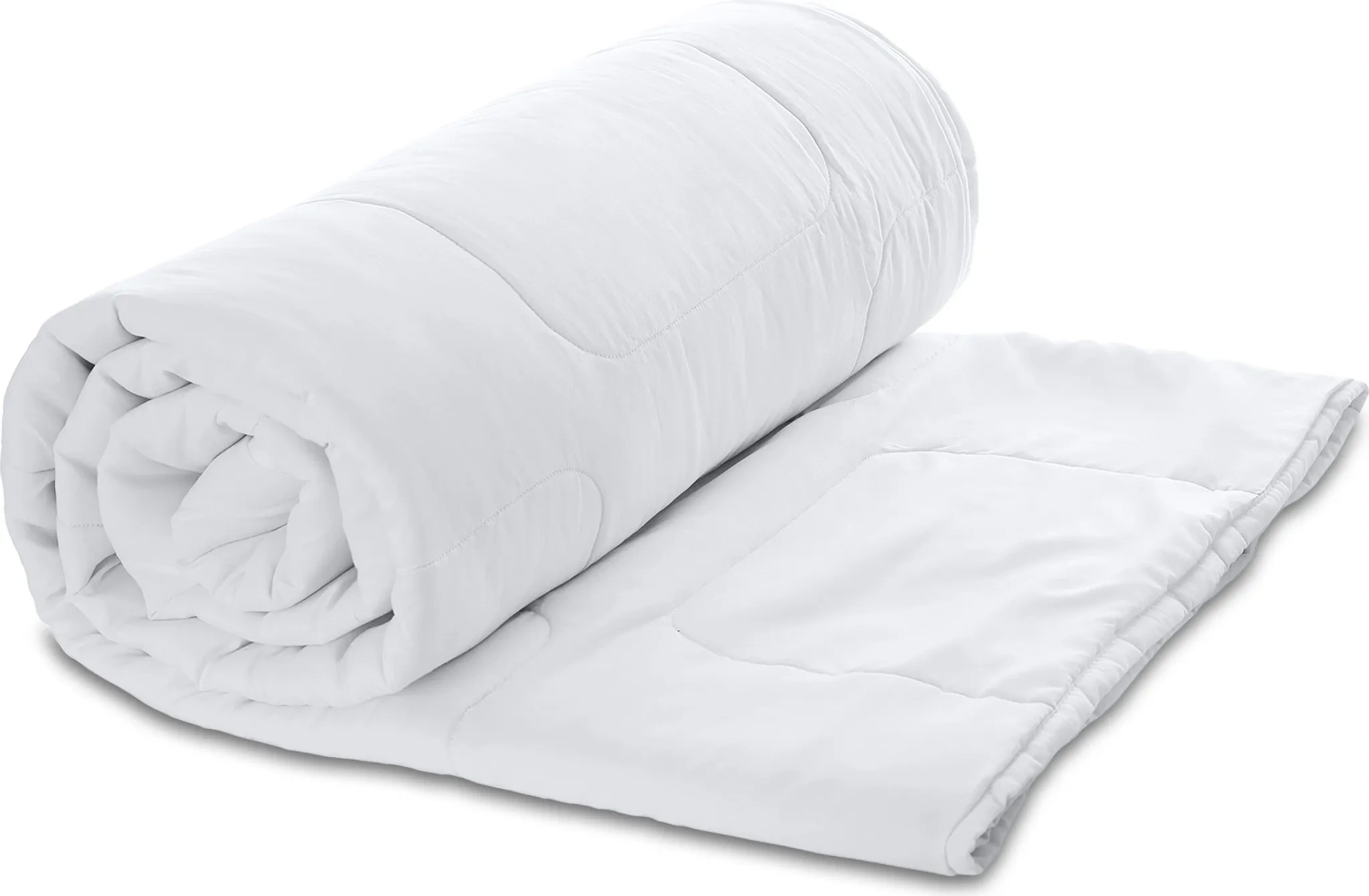 Microfaser Ganzjahres-Steppdecke 200×220 cm – Weiß