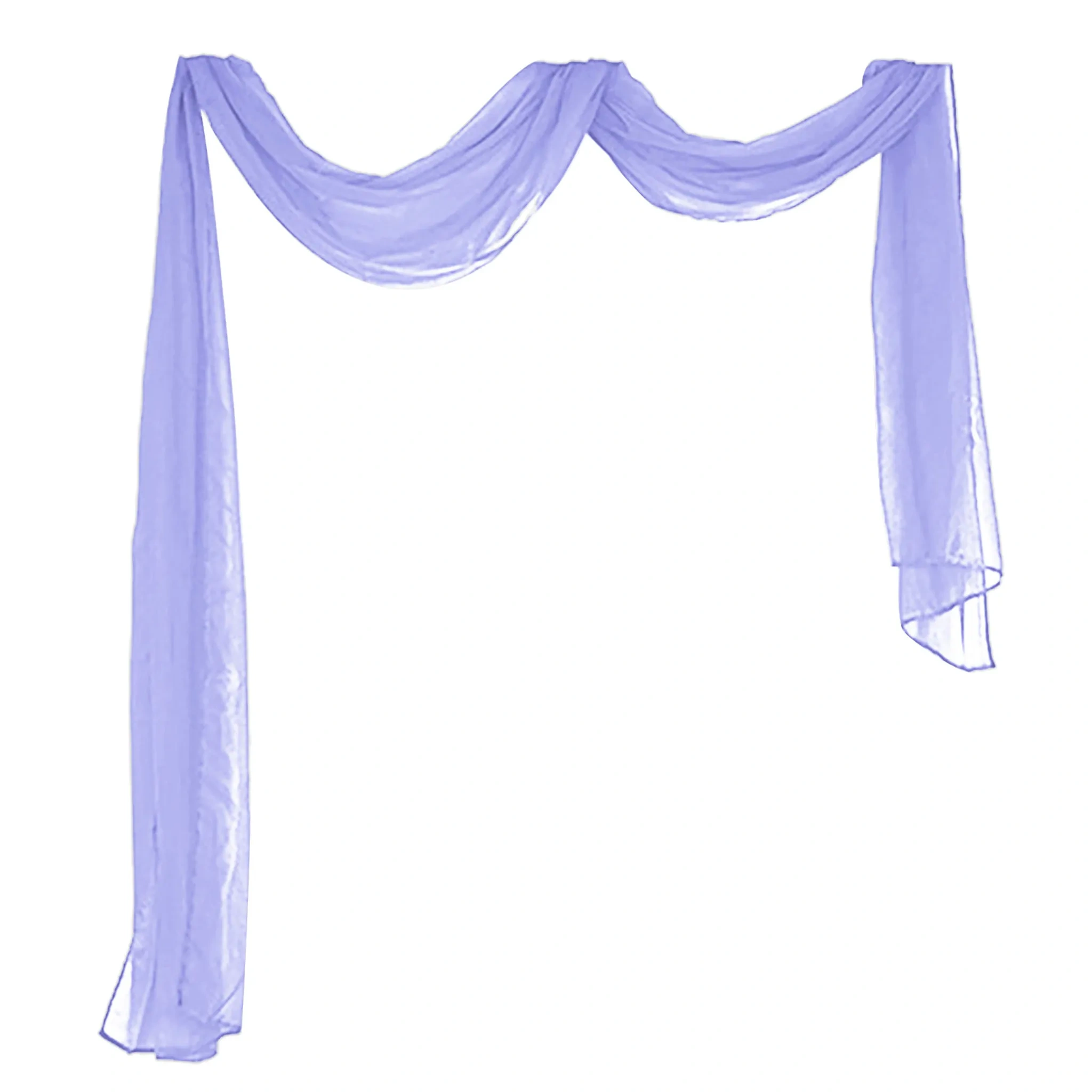 Scherer Vorhang 200×90 cm – Lila, Atmungsaktiv & Romantisch