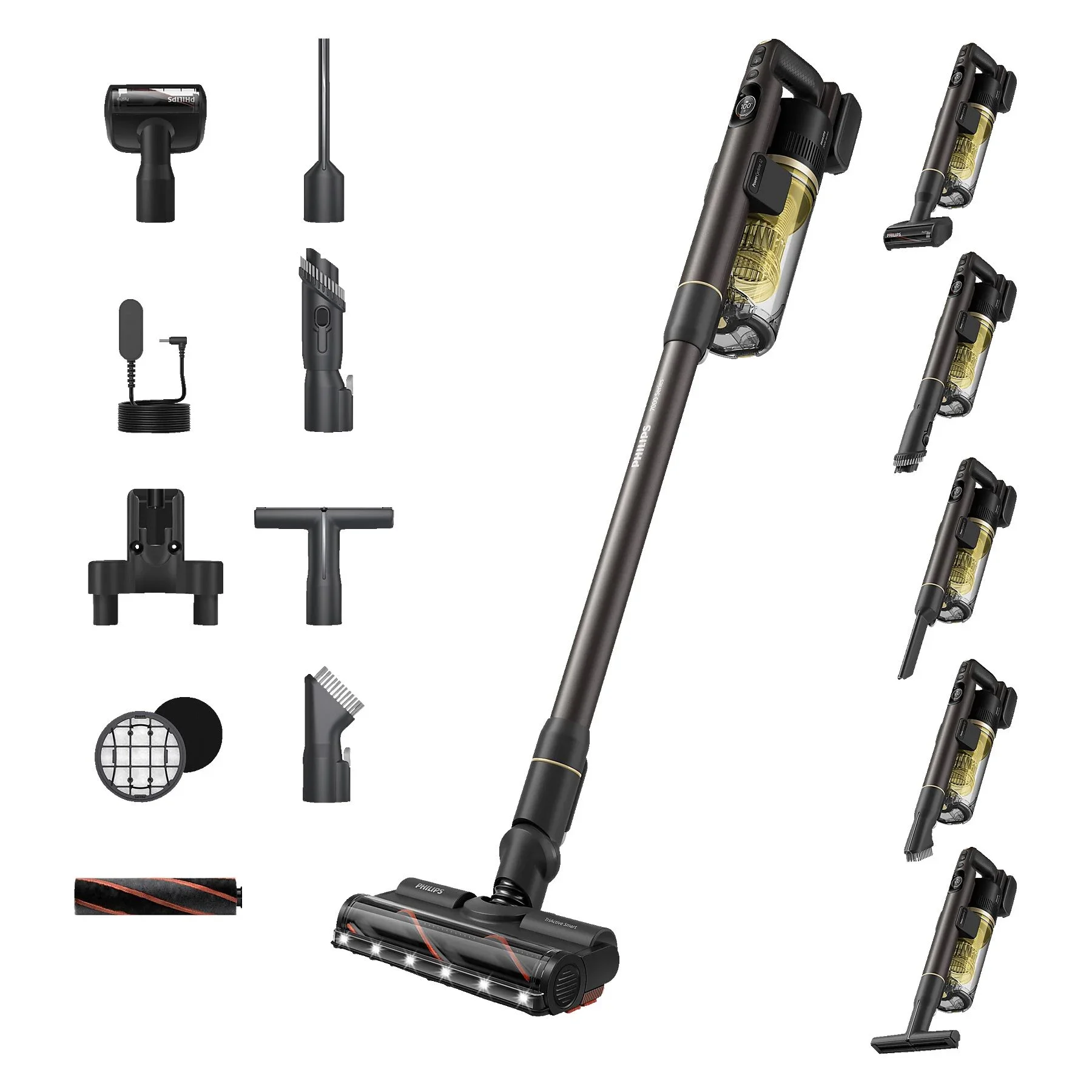 Philips SpeedPro Max 7000 Series Advanced Pet XC7067/01 – kabelloser Stielsauger