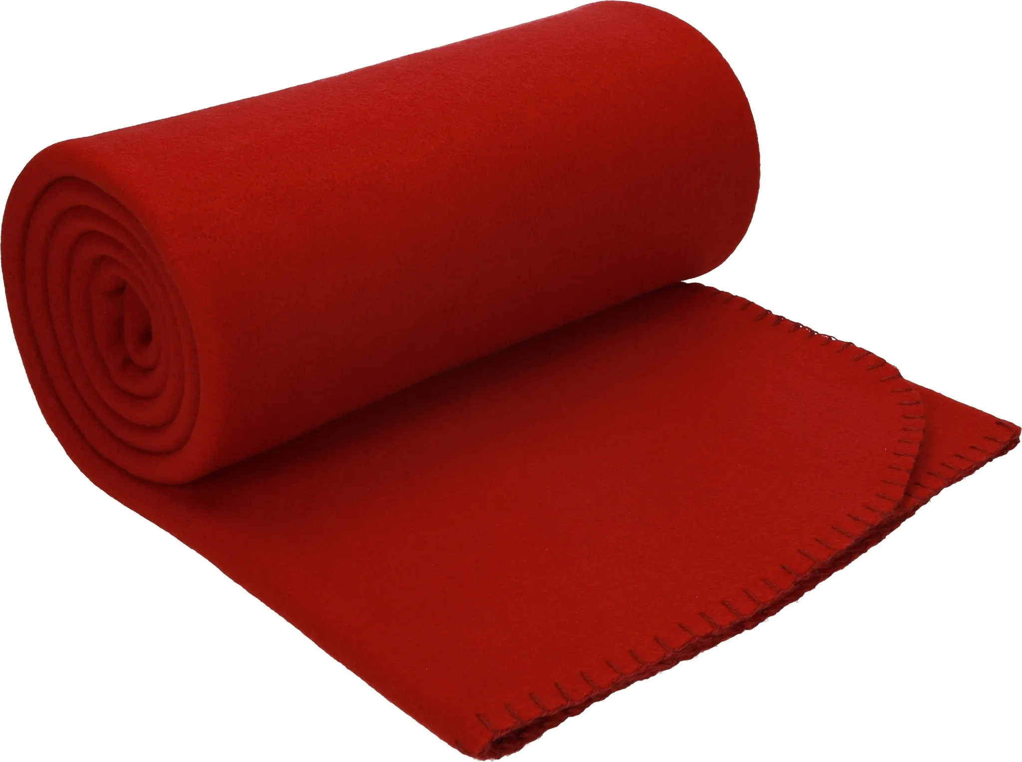 Betz Luxus Fleecedecke – 130×170 cm, Dunkelrot