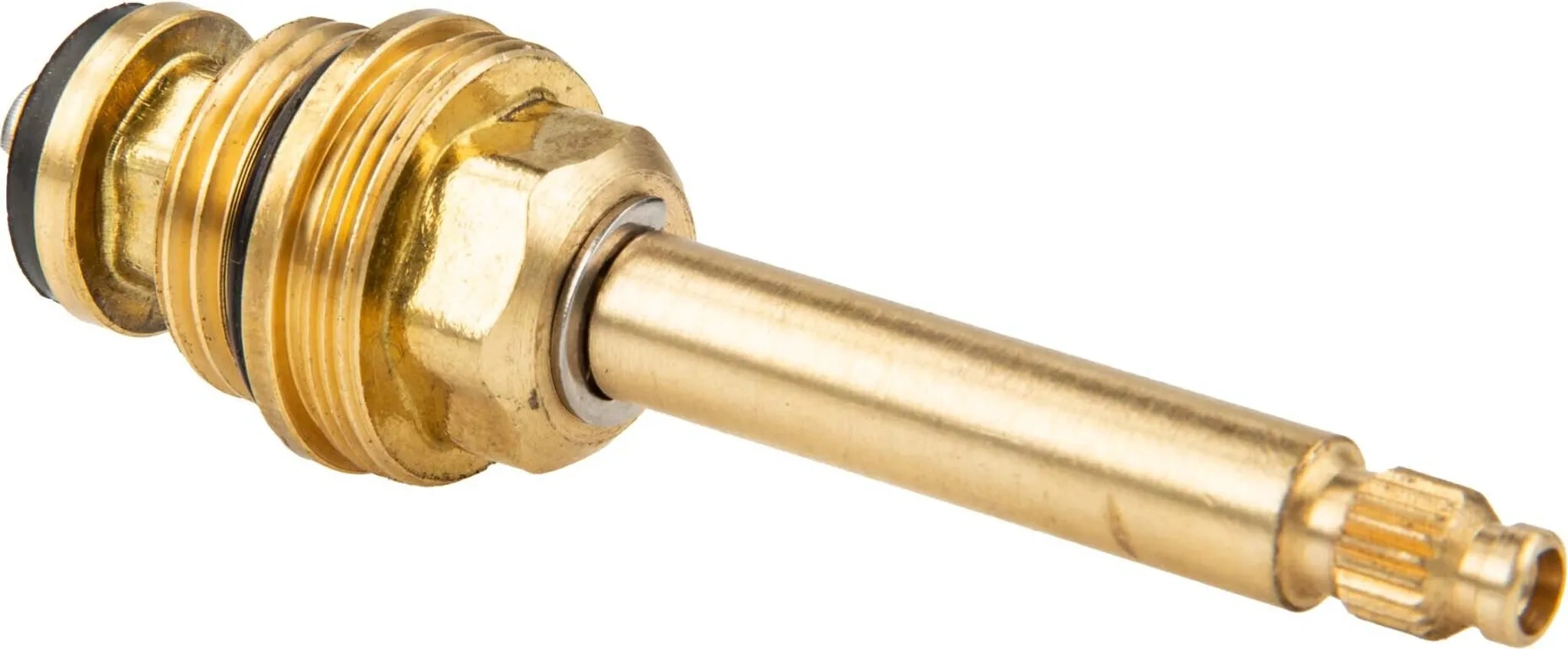 tecuro Ventil Oberteil 1/2 Zoll – Für Unterputz-Absperrventile, Messing blank