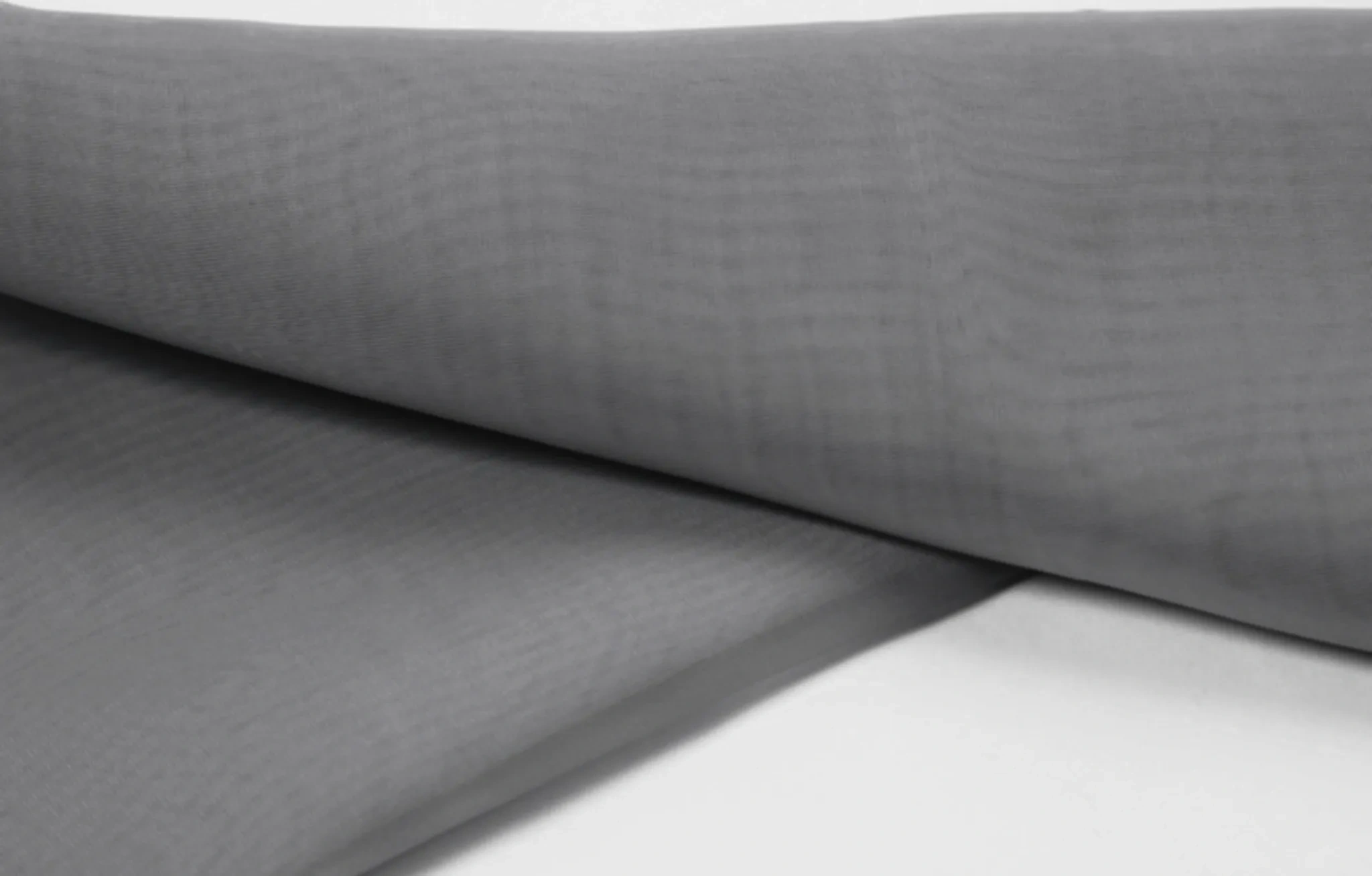 Chiffon Stoff Meterware – Grau, 150 cm Breite