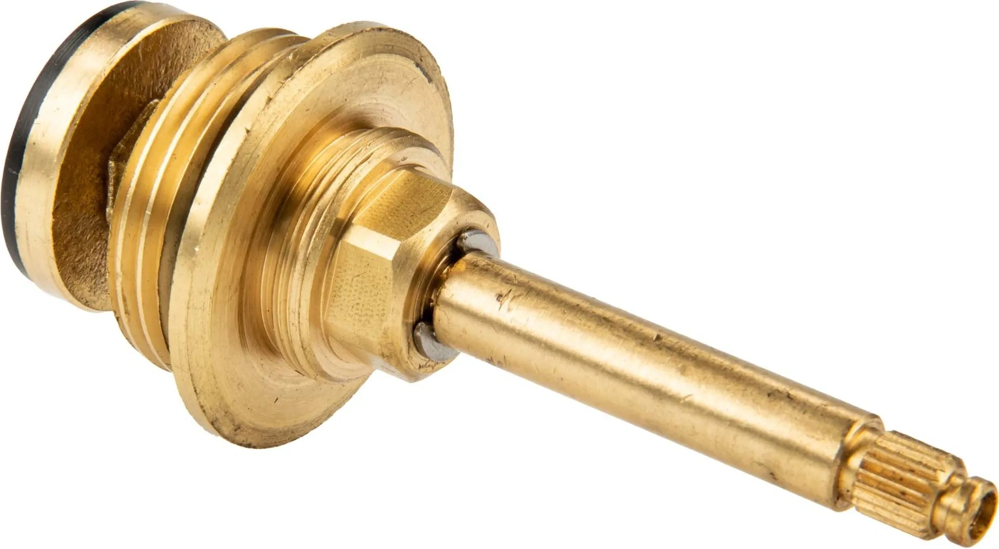 tecuro Ventil Oberteil 1 Zoll – Für Unterputz-Ventile, Messing blank